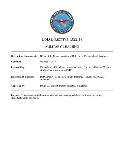 DoDD 1322.18 军事训练.pdf