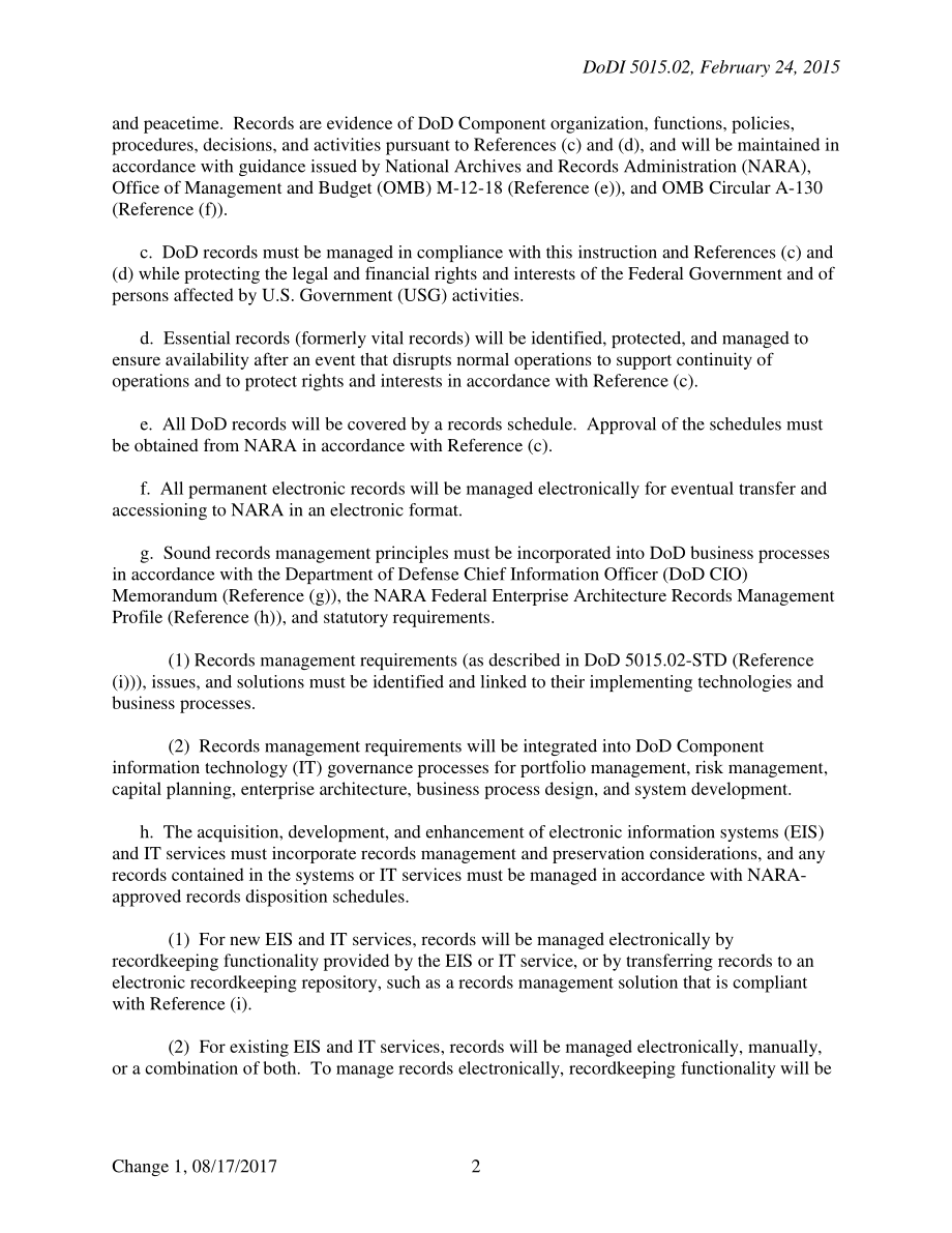DoDI 5015.02 国防部记录管理计划.pdf_第2页