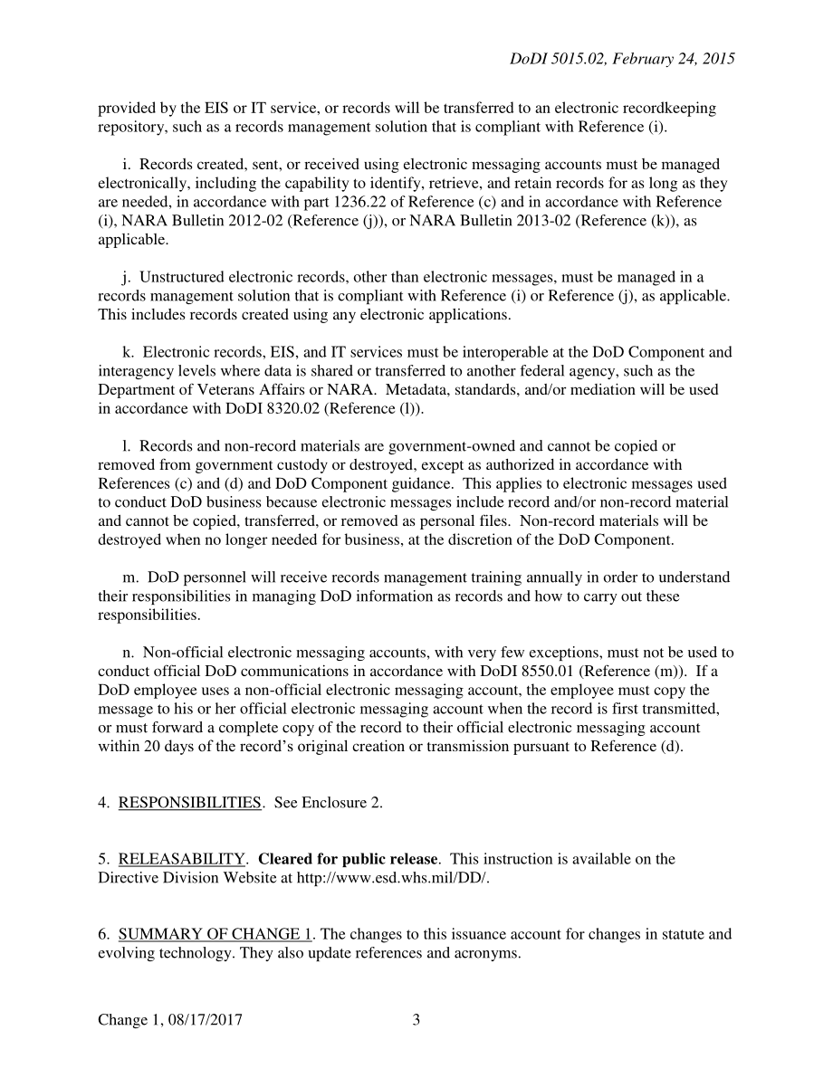 DoDI 5015.02 国防部记录管理计划.pdf_第3页