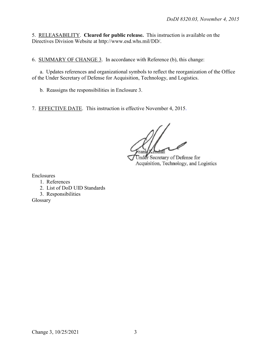 DoDI 8320.03 支持国防部信息企业的唯一标识（UID）标准.pdf_第3页