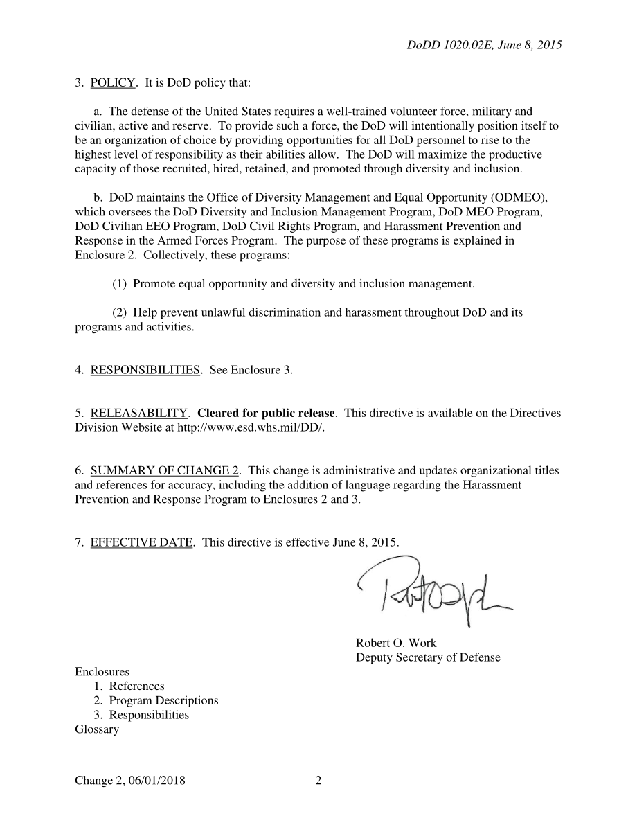 DoDD 1020.02E 国防部的多元化管理和平等机会.pdf_第2页