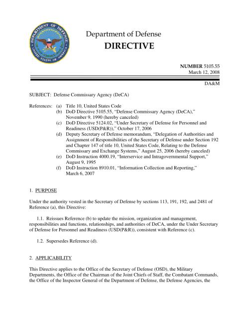 DoDD 5105.55 国防商品局（DeCA）.pdf