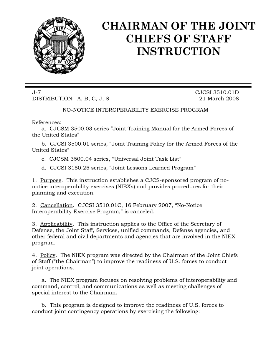 CJCSI 3510.01D 无通知互操作性演习计划.pdf_第3页