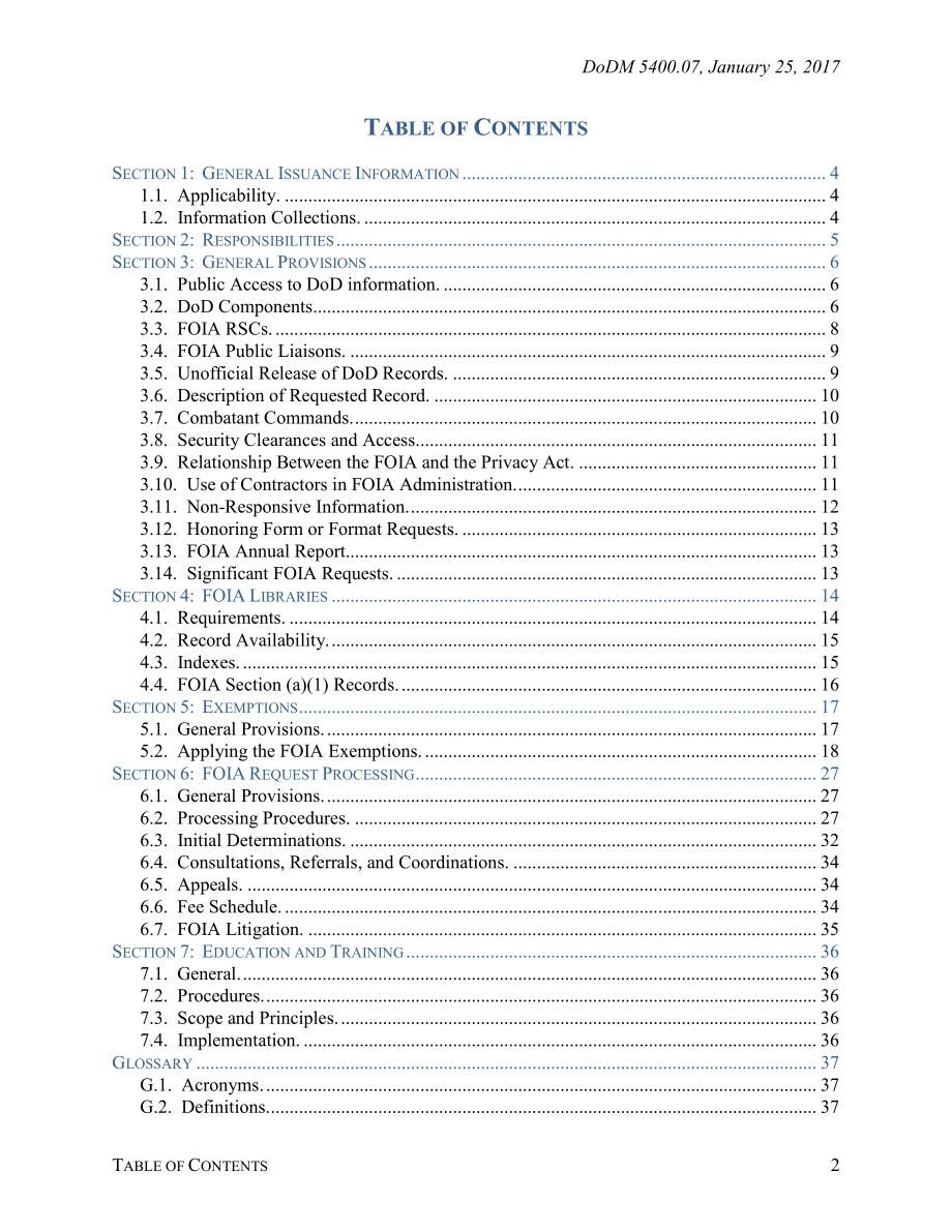 DoDM 5400.07 国防部信息自由法案（FOIA）计划.pdf_第2页