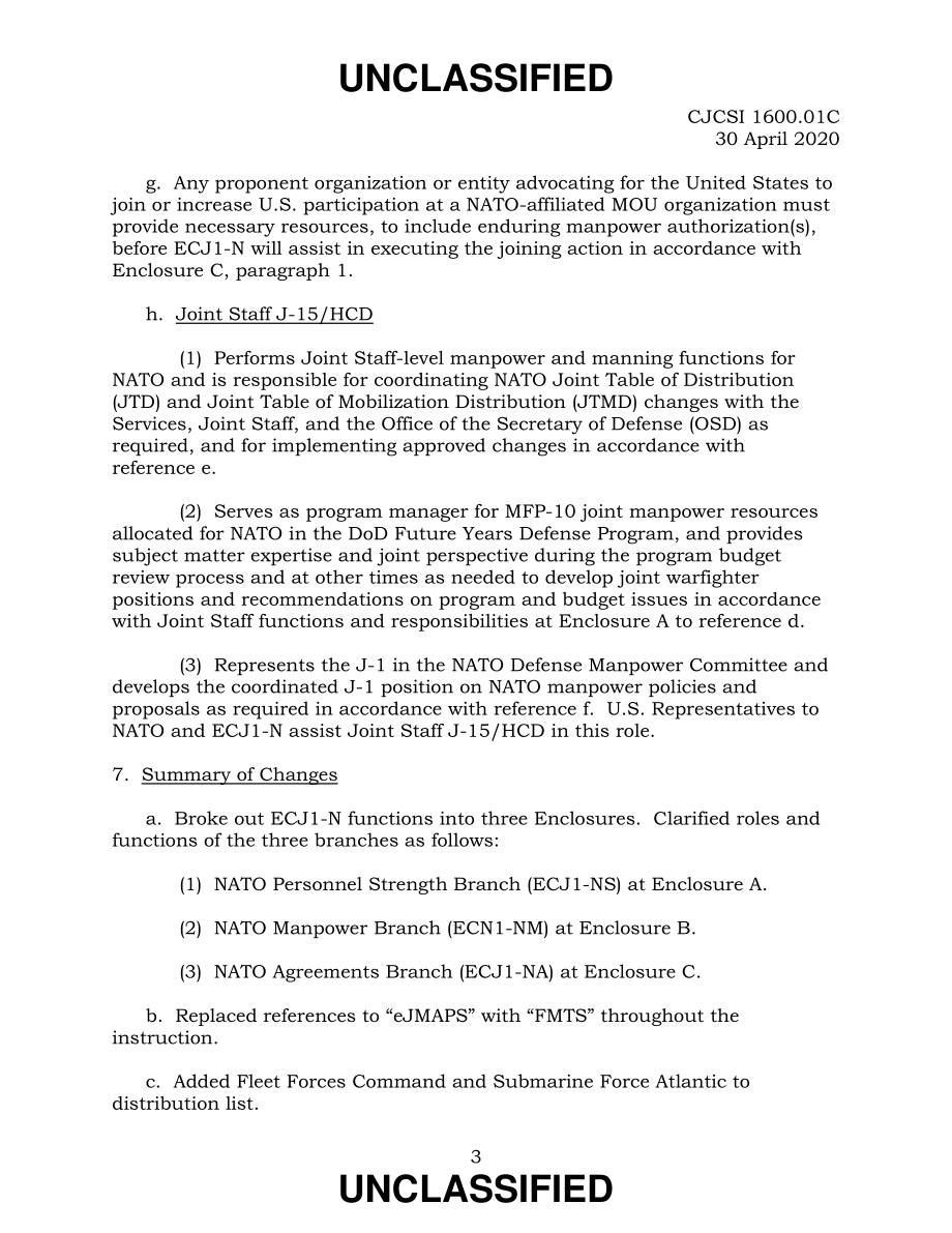 CJCSI 1600.01C 美国欧洲司令部北大西洋公约组织曼宁分部宪章.pdf_第3页