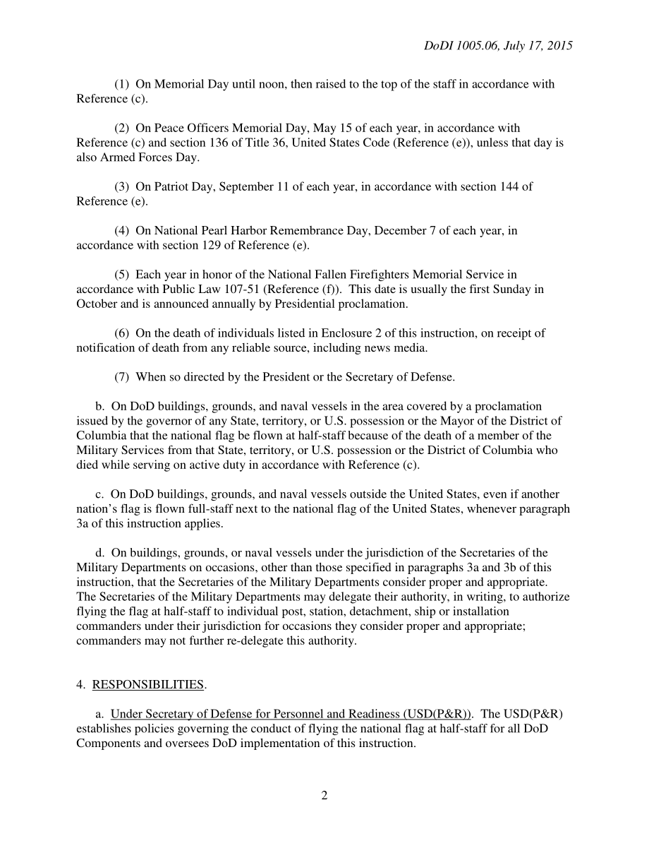 DoDI 1005.06 半旗悬挂国旗.pdf_第2页