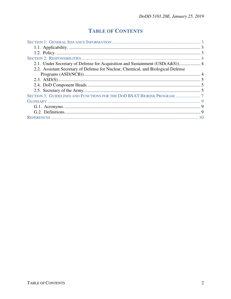 DoDD 5101.20E 国防部生物选择剂和毒素（BSAT）生物安全和生物安保计划.pdf_第2页