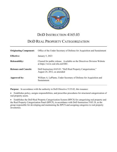 DoDI 4165.03 国防部房地产分类.pdf