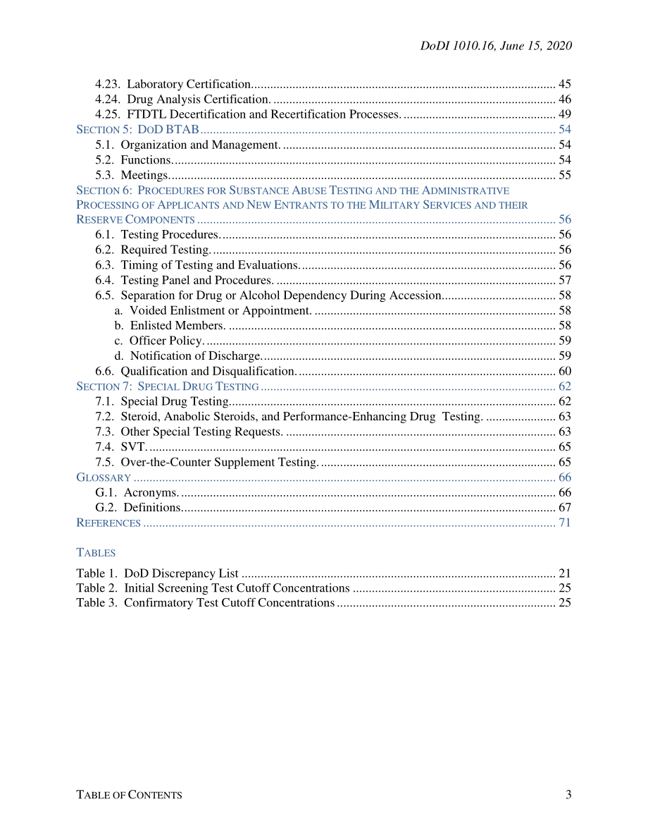 DoDI 1010.16 军事人员药物滥用检测计划技术程序.pdf_第3页