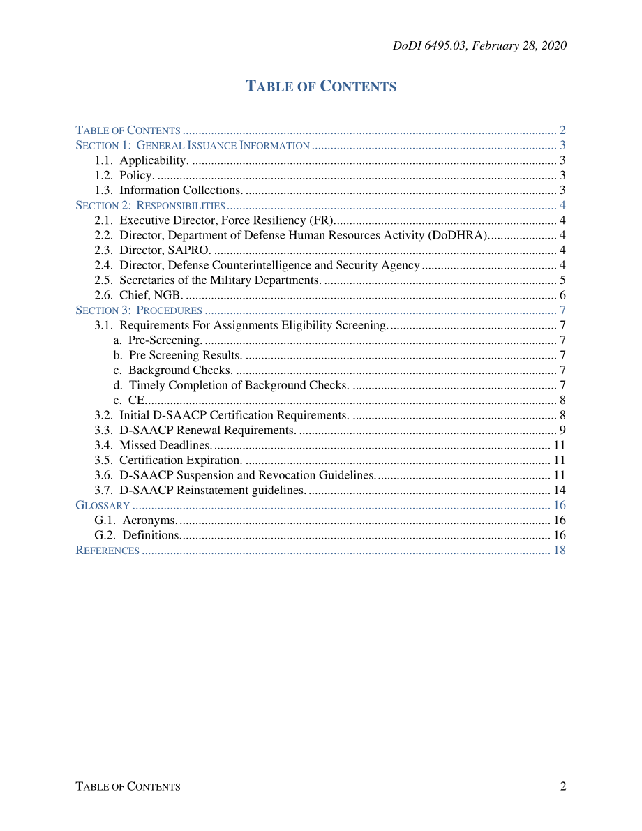 DoDI 6495.03 国防性侵犯倡导者认证计划（D-SAACP）.pdf_第2页