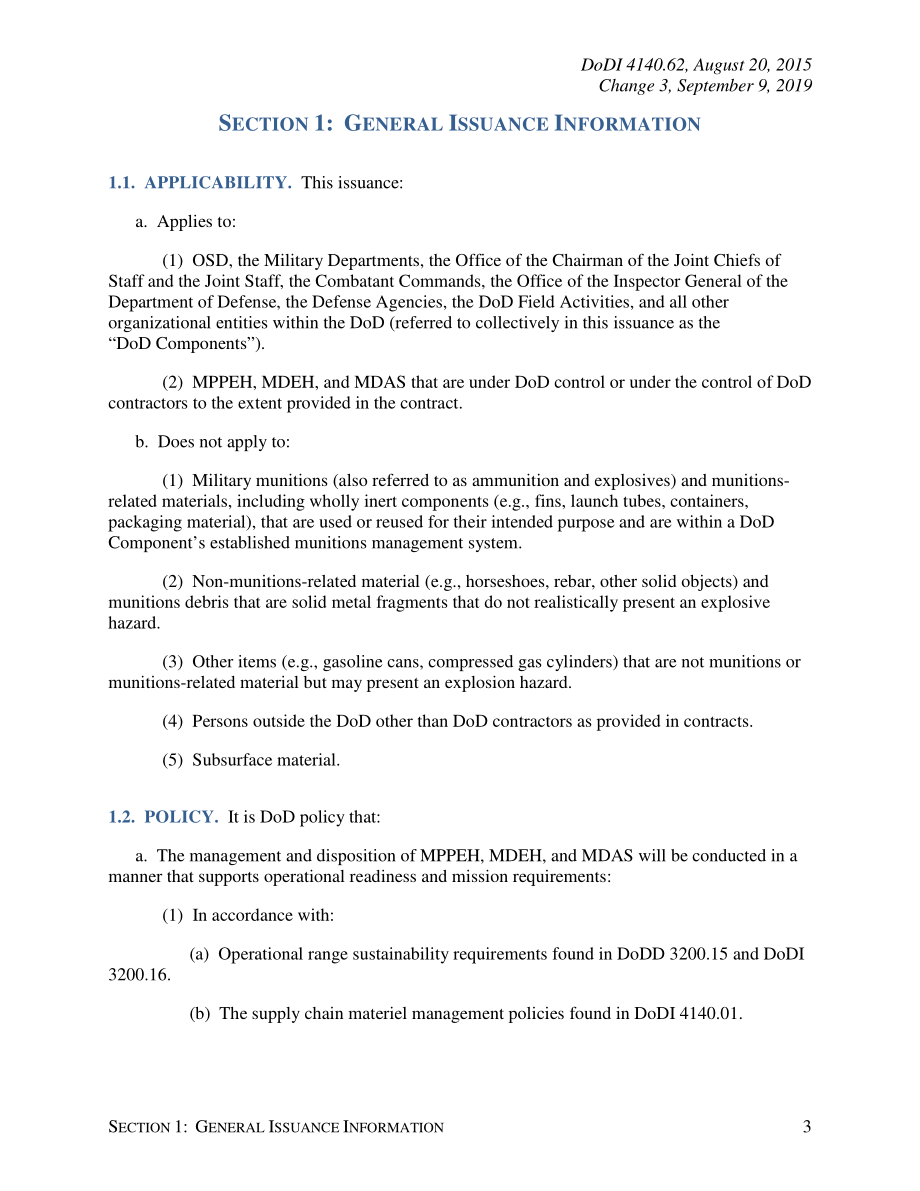 DoDI 4140.62 可能存在爆炸危险的材料（MPPEH）.pdf_第3页