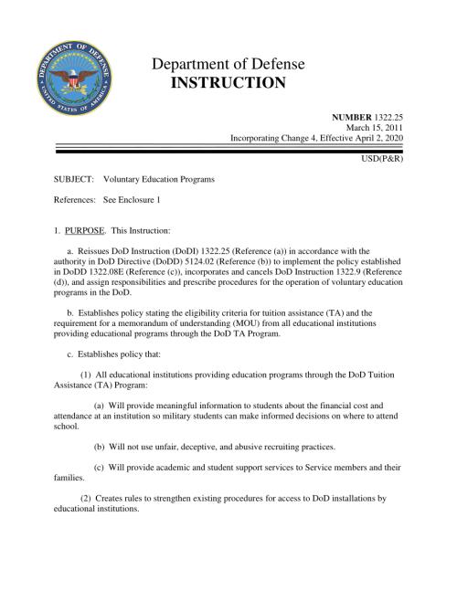 DoDI 1322.25 志愿教育计划.pdf