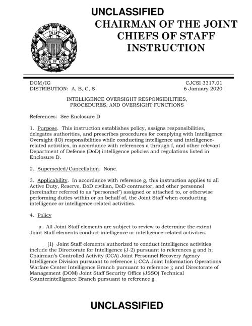 CJCSI 3317.01  情报监督责任、程序和监督职能.pdf