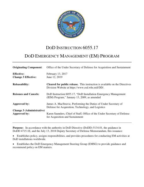 DoDI 6055.17 国防部应急管理（EM）计划.pdf
