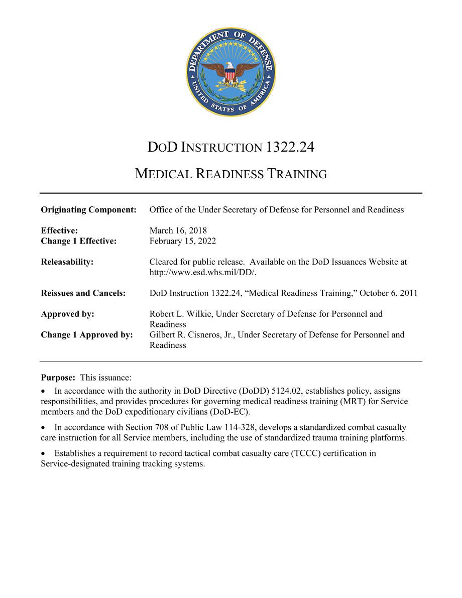 DoDI 1322.24 医疗准备培训.pdf_第1页