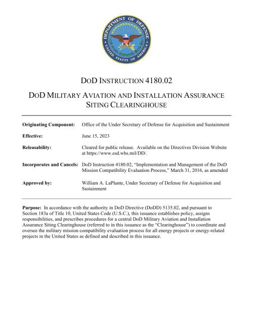 DoDI 4180.02 国防部军用航空和安装保障地点信息交换所.pdf