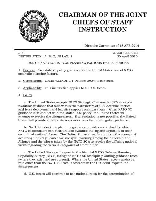 CJCSI 4330.01B 美军使用北约后勤规划要素.pdf