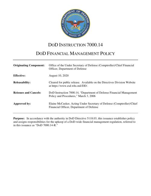 DoDI 7000.14 国防部财务管理政策.pdf