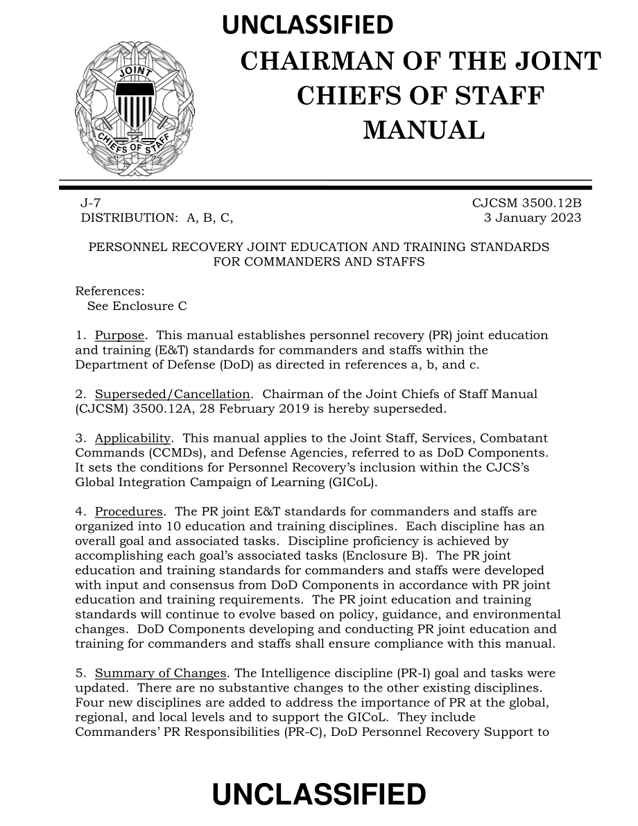 CJCSM 3500.12B 人员恢复指挥官和工作人员联合教育和培训标准.pdf_第1页