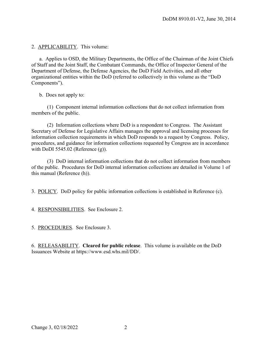 DoDM 8910.01 Volume 2 国防部信息收集手册：国防部公共信息收集程序.pdf_第2页