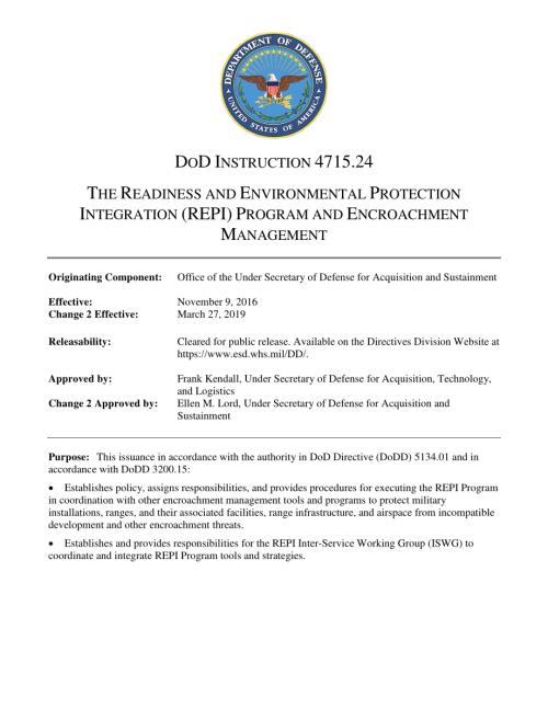 DoDI 4715.24 准备和环境保护整合（REPI）计划和侵占管理.pdf