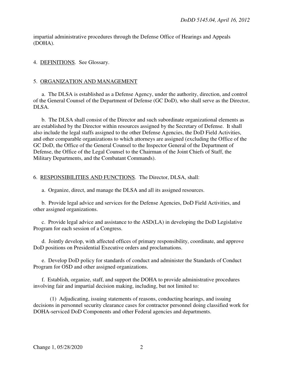 DoDD 5145.04 国防法律服务局（DLSA）.pdf_第2页