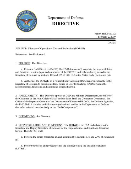 DoDD 5141.02 运营测试和评估主任（DOT&E）.pdf