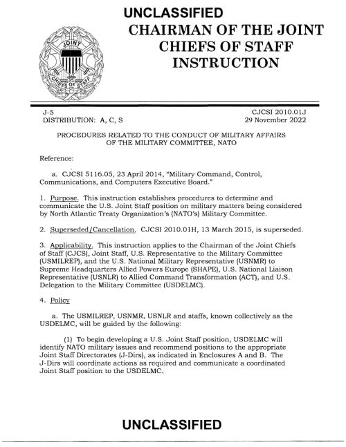 CJCSI 2010.01J 北约军事委员会军事事务行为相关程序.pdf