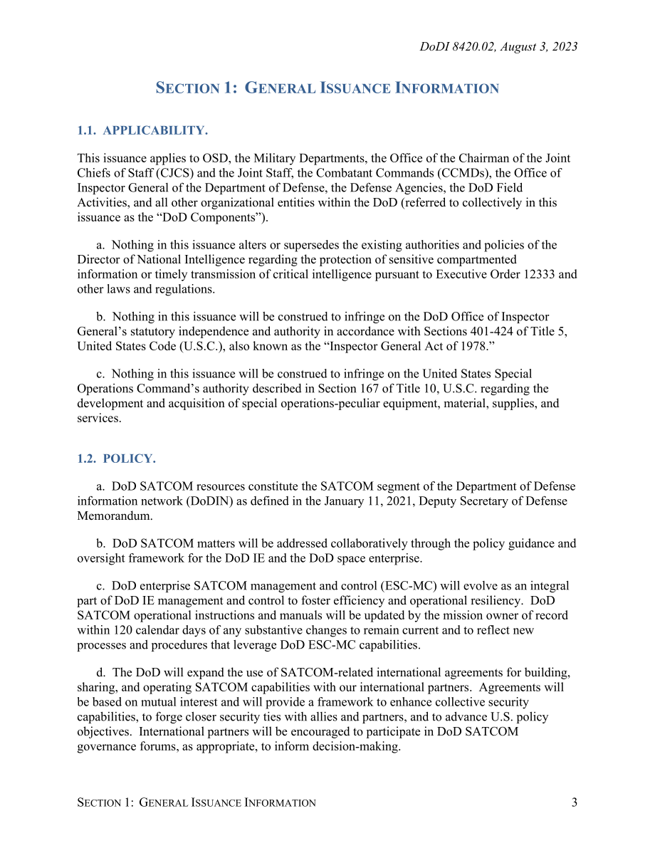 DoDI 8420.02 国防部卫星通信.pdf_第3页
