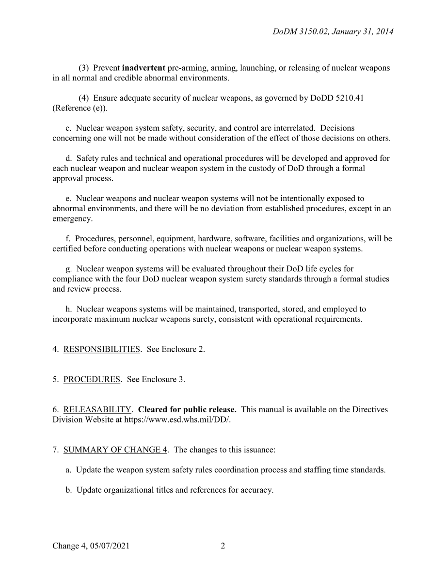 DoDM 3150.02 国防部核武器系统安全计划手册.pdf_第2页