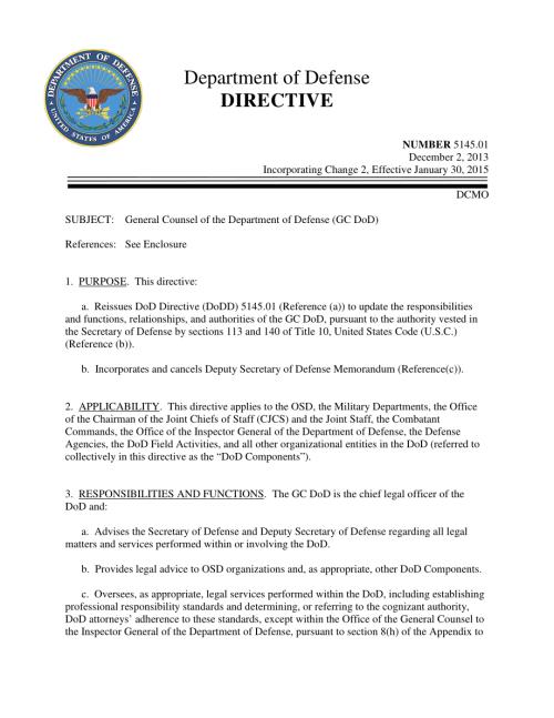 DoDD 5145.01 国防部总法律顾问（GCDoD）.pdf