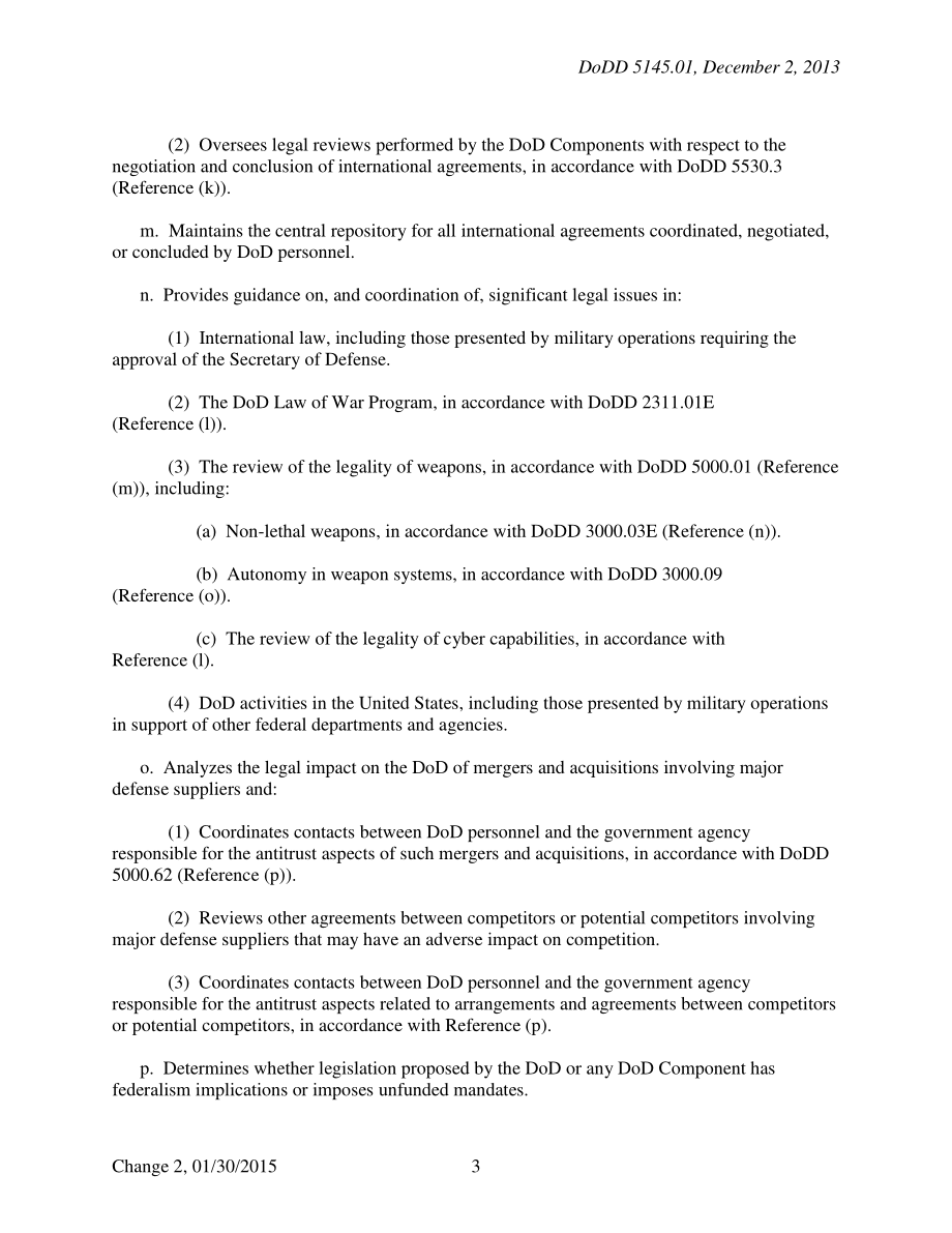 DoDD 5145.01 国防部总法律顾问（GCDoD）.pdf_第3页