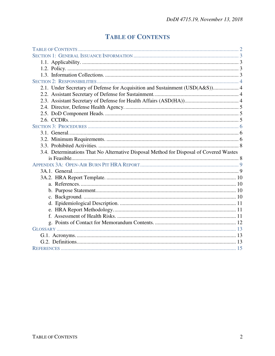 DoDI 4715.19 在应急行动中使用露天燃烧坑.pdf_第2页