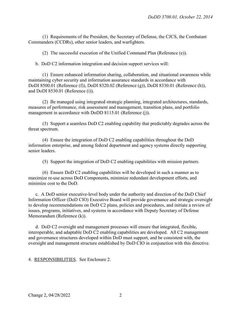 DoDD 3700.01 国防部指挥和控制启用能力.pdf_第2页