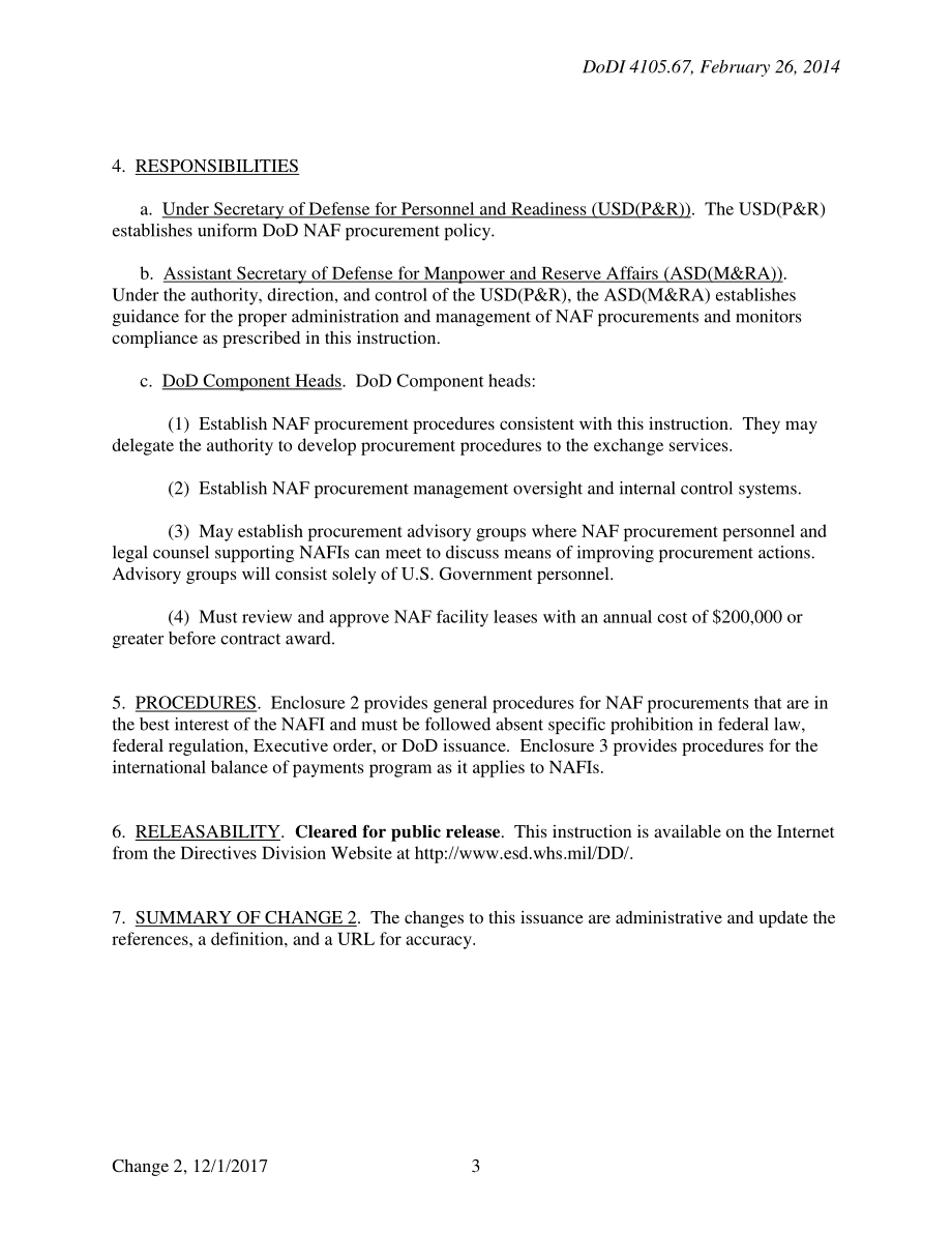 DoDI 4105.67 非拨款基金（NAF）采购政策和程序.pdf_第3页