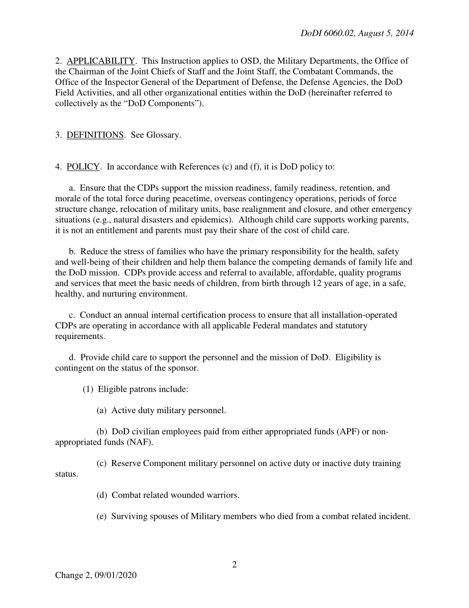 DoDI 6060.02 儿童发展计划（CDPS）.pdf_第2页