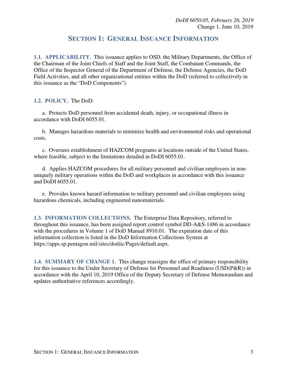DoDI 6050.05 国防部危险通信（HAZCOM）计划.pdf_第3页
