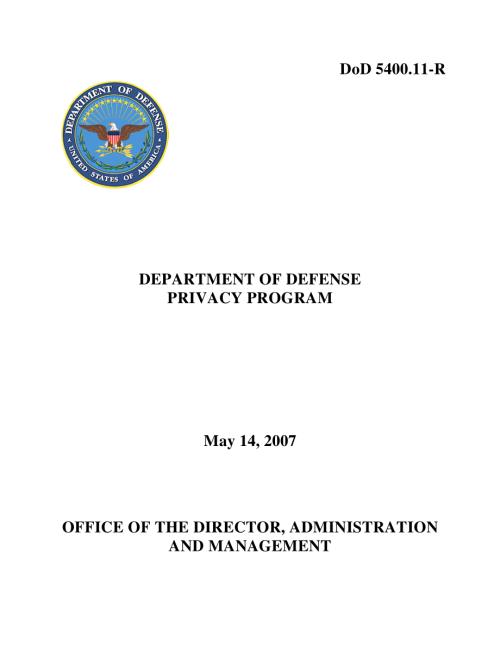 DoD 5400.11-R 国防部隐私计划.pdf