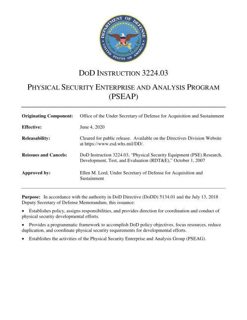 DoDI 3224.03 物理安全企业和分析计划（PSEAP）.pdf