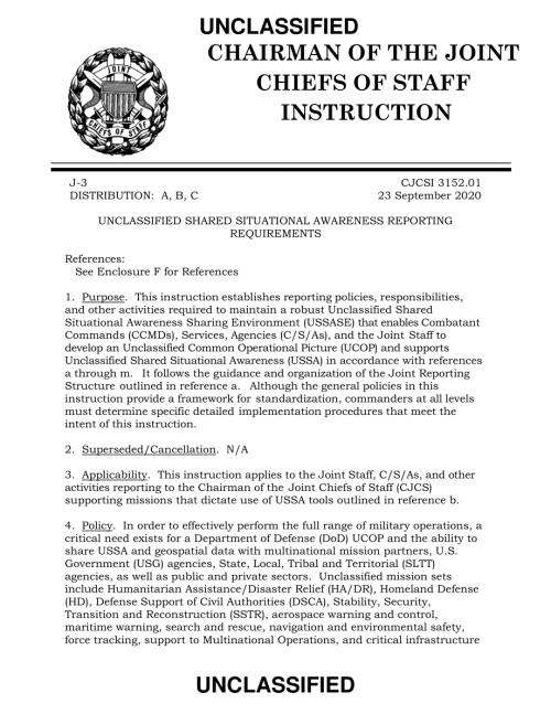 CJCSI 3152.01  未密共享的态势感知报告要求.pdf