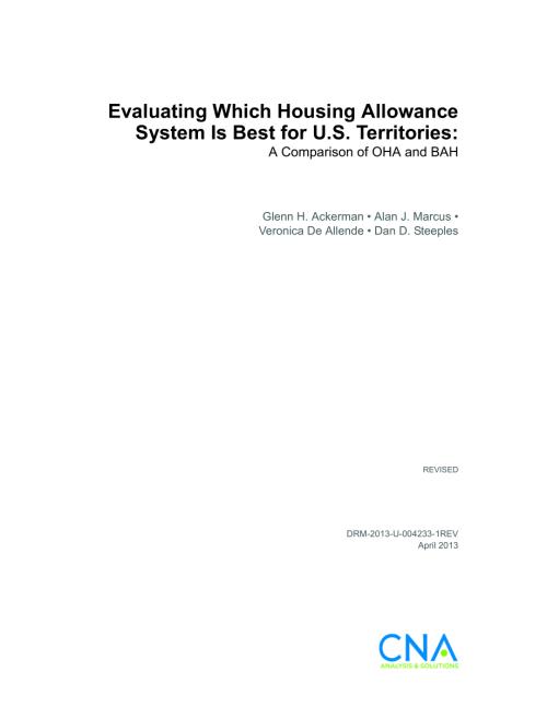CNA_评估哪种住房补贴制度最适合美国本土：OHA和BAH的比较.pdf