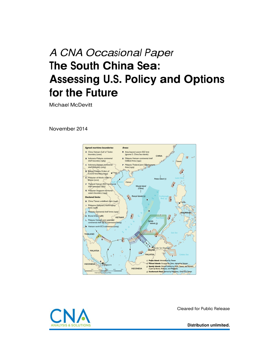 CNA_南海:评估美国的政策和未来选择.pdf_第1页