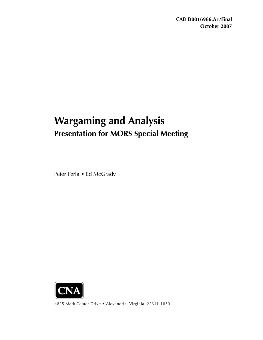 CNA_MORS特别会议的战争游戏与分析报告.pdf_第1页