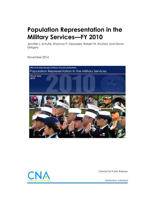 CNA_军队中的人口代表性——2010财政年度.pdf