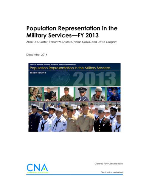 CNA_军队中的人口代表性——2013财政年度.pdf