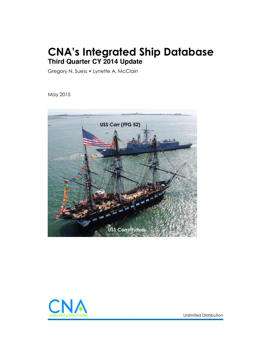 CNA_CNA综合船舶数据库：2014年第三季度更新.pdf_第1页