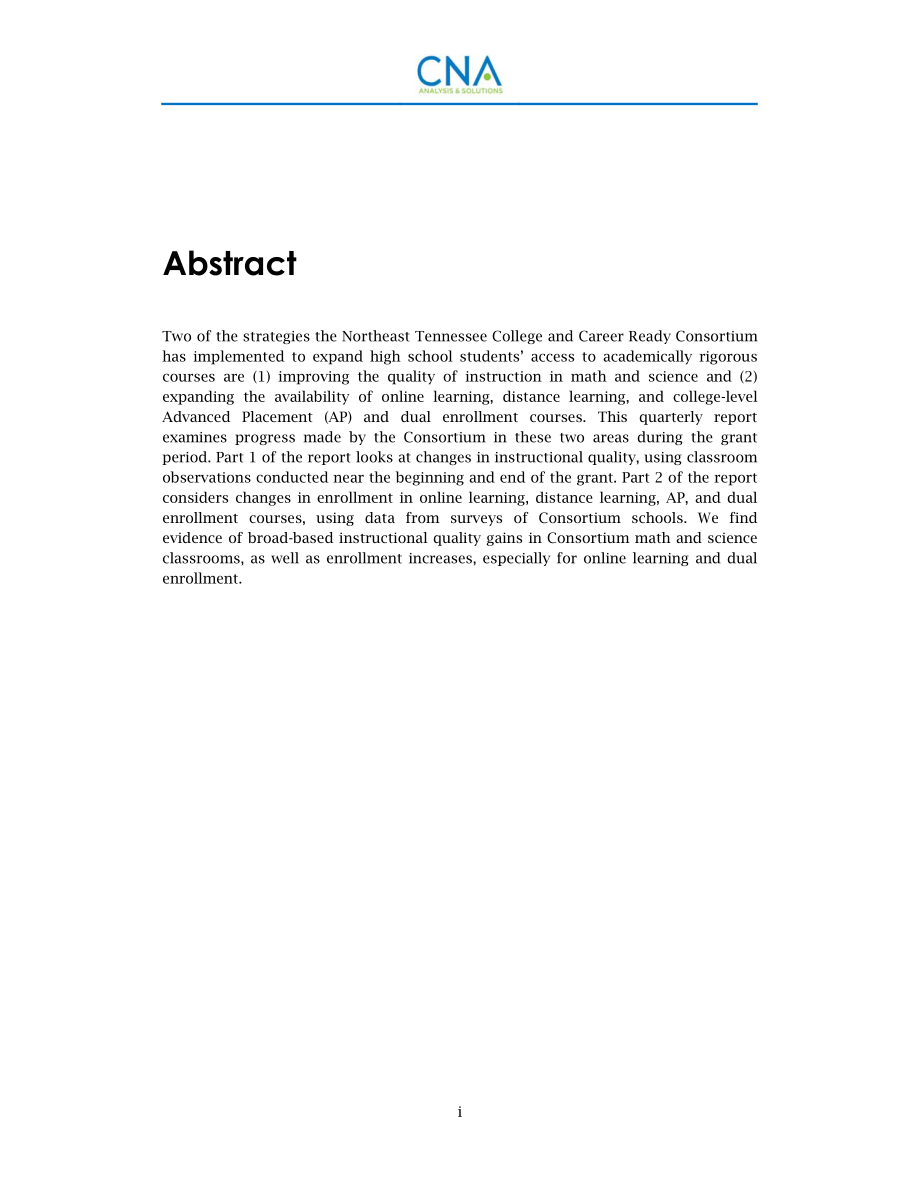 CNA_田纳西州东北部i3联盟教学质量和课程注册的五年变化.pdf_第3页