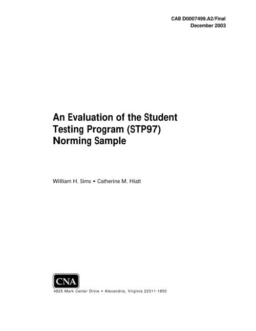 CNA_学生测试项目标准化样本的评价.pdf