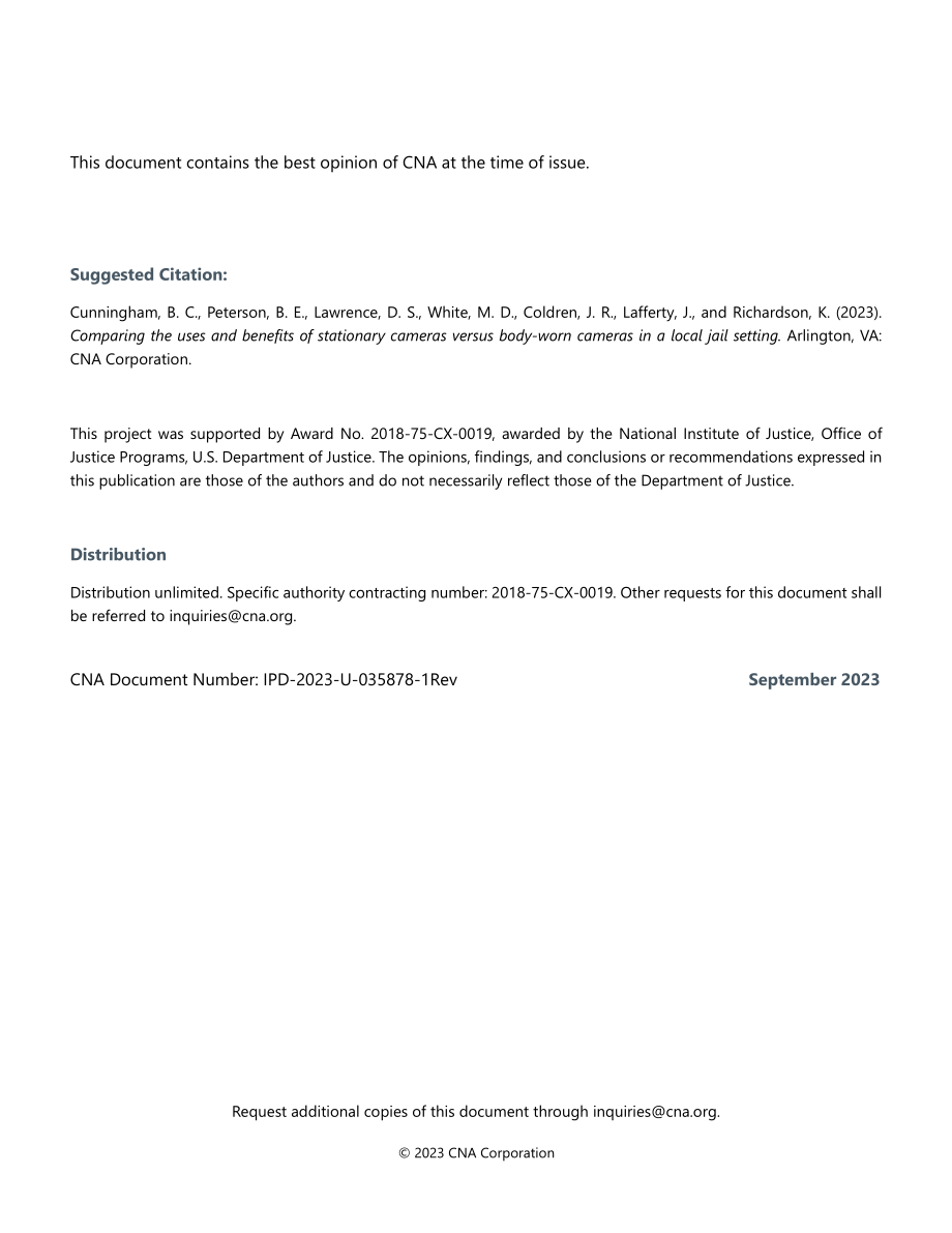 CNA_在当地监狱环境中比较固定式相机与佩戴式相机的用途和好处.pdf_第2页