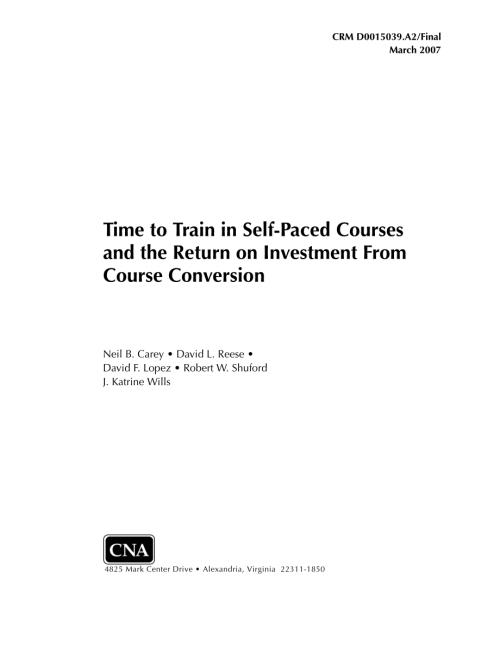 CNA_自定进度课程的培训时间和课程转换的投资回报.pdf